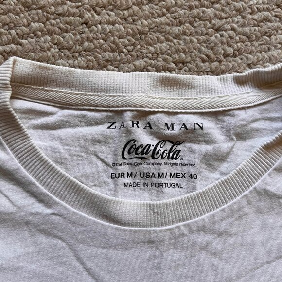 Zara x Coca Cola T Shirt - Medium - Picture 2 of 3